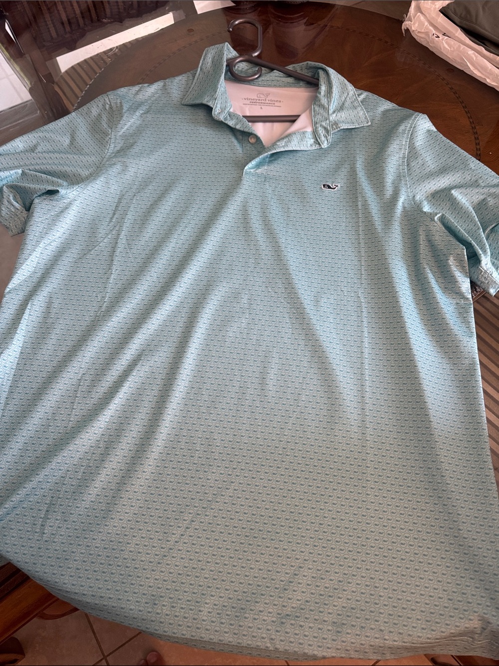 Vineyard Vines Men’s Light Aqua Polo